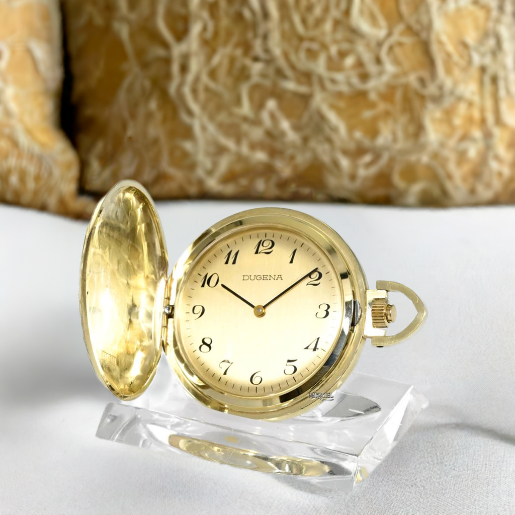 Auction Catorex Bucherer Taschenuhr Gold Antike Waltham 15j 6s