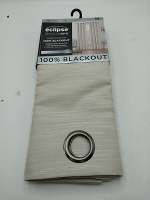 Eclipse Absolute Zero 50 X 84 Beige Blackoùt Curtain