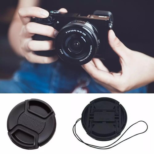Center Pinch Lens Cap - Universal for Camera Lenses 37mm to 82mm - Picture 24 of 36