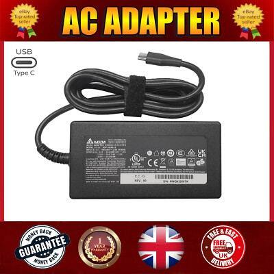 DELTA 100W USB-C EINSTELLBARER AUSGANG ADAPTER HP SPECTRE FOLIO 13-AK0015NR AK0002SA