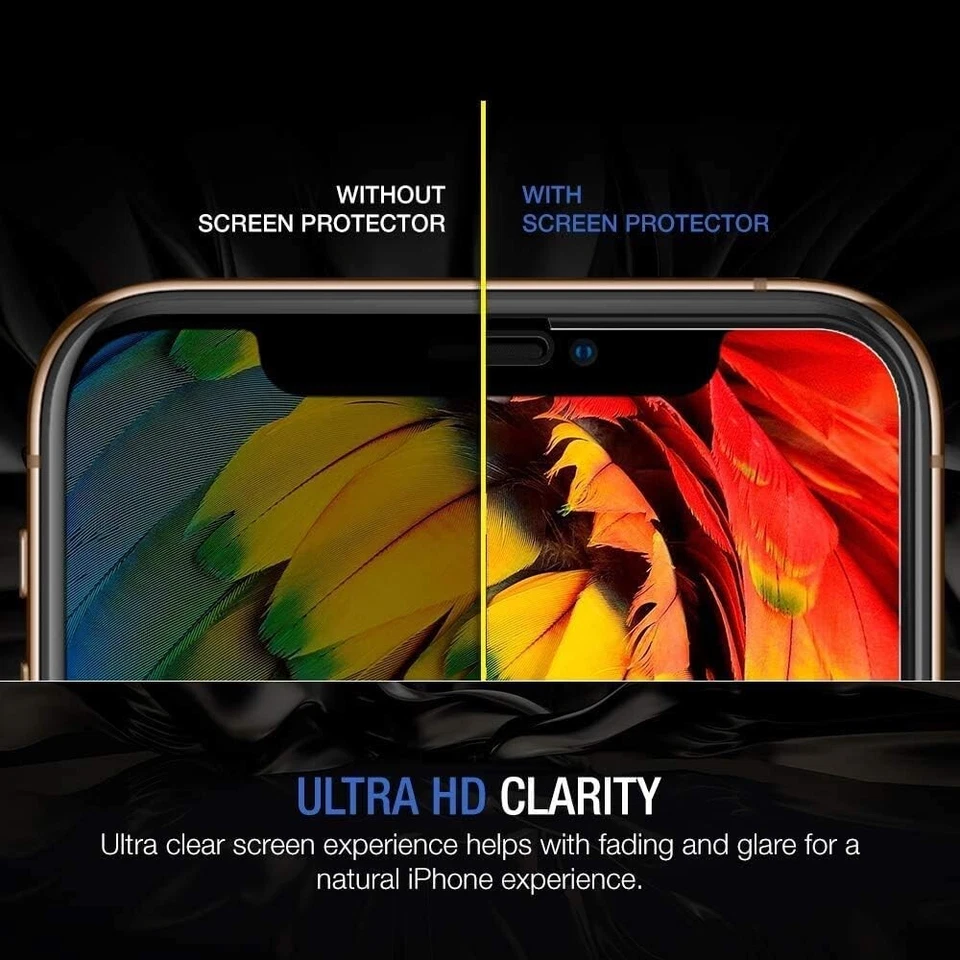 Paquete de 3 protectores de pantalla Maxboost para Apple iPhone Xs / iPhone X / iPhone 11 Pro Foto 3 de 4