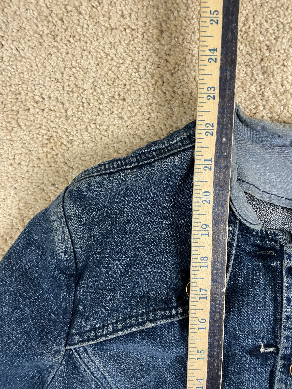 Mossimo Denim Basic Jacket Womens Large Band Coll… - image 16