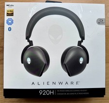 Genuine Dell Alienware W920H Tri-Mode ANC Wireless Gaming Headset - Black