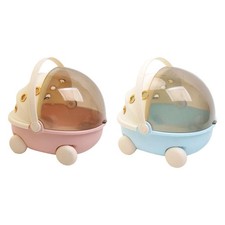 Gabbia da viaggio per uccelli con riscaldatore, gabbia per uccelli con maniglia,