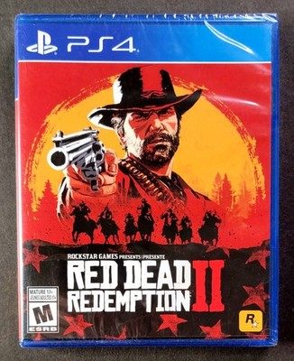 Red Dead Redemption II (Sony PlayStation 4, 2018) New Factory Sealed