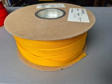 NEW Techflex® Flexo® PET Expandable Sleeving PTN1.00YL 1"  Yellow - 250 ft