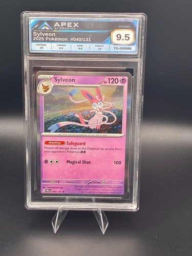 2025 Pokemon #040 Sylveon Graded 9.5