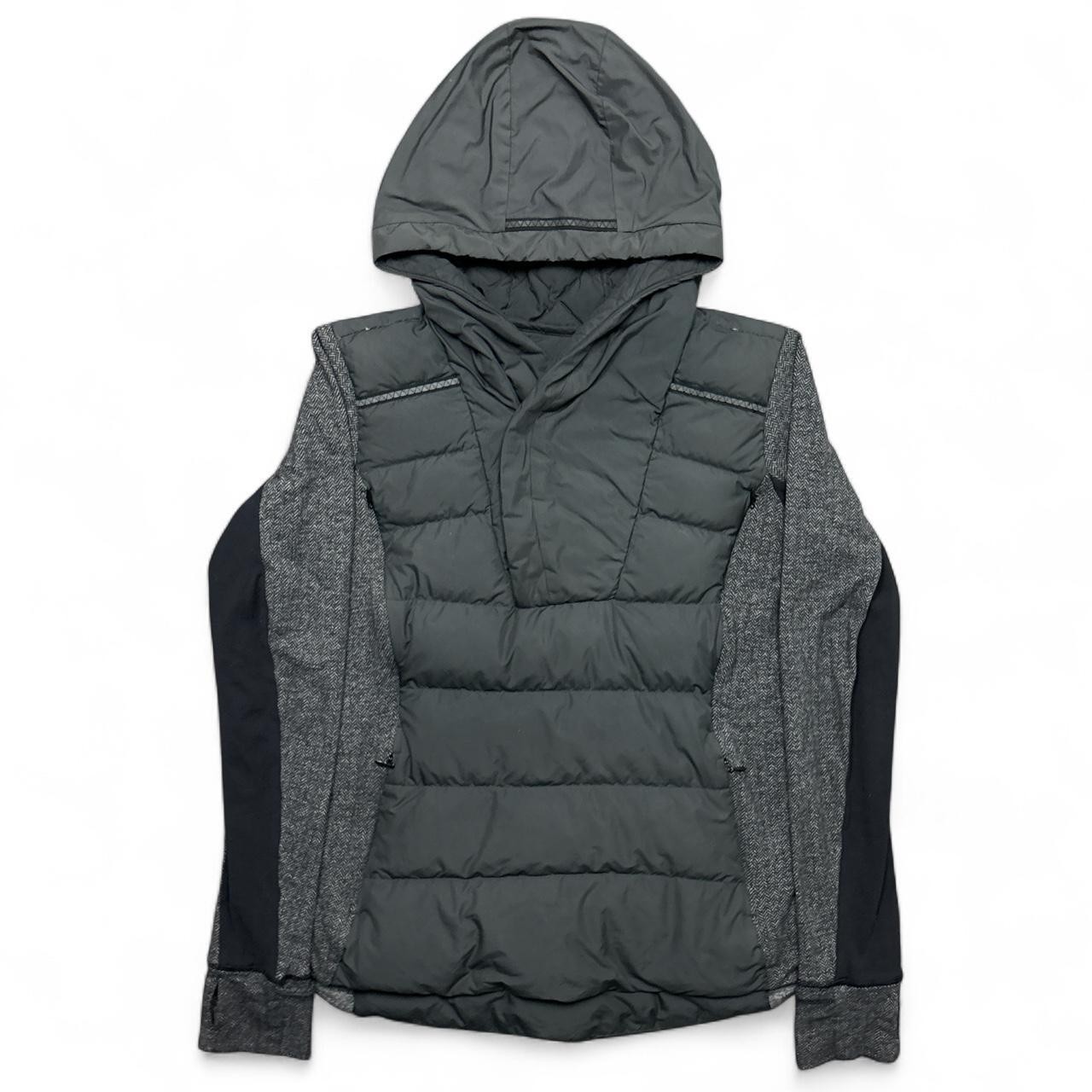 Lululemon Fluff Off Puffer Pullover Jacket Womens 8 Goose Down 800 Fill W4B13S