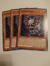 Yu Gi Oh Karten 3x Amanokujaki