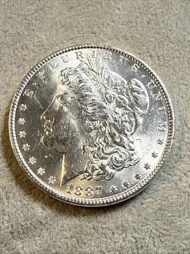 1887-P $1 Morgan Silver Dollar MS BU UNC Uncirculated Nice Coin 031902