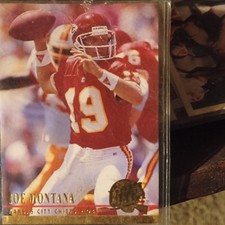 Fleer Ultra 1994 Joe Montana #94 Football Trading Card Kansas City Chiefs NFL