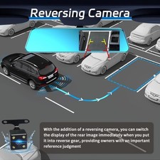 Front-And-Rear Lightweight Easy-To-Use Front and Rear Dual-Camera 1080P Dash Cam