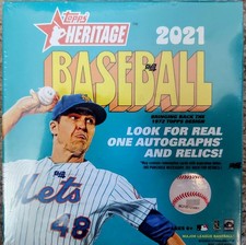 2021 Topps Heritage Baseball Mega Box - New/Unopened 🔥