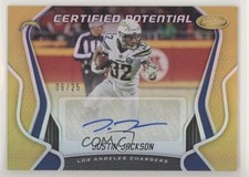 2019 Certified Potential Signatures Mirror Gold 6/25 Justin Jackson Auto 0c2
