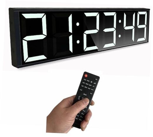 26'' Huge Digital Wall Clock, Home Gym Interval Workout Timers, with 
