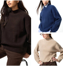 UNIQLO Souffle Yarn Mock-Neck Sweater 3 Color 482994 Women's Size XS-3XL 2025  