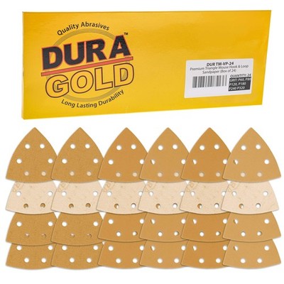 Premium Triangle Mouse Sanding Sheets Variety Pack - 60, 80, 120, 180, 240, 3...