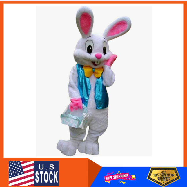 Paf Rabbit Easter Rabbit Bunny Rabbit Mascot Costume Adult Size Fancy Dress | eBay