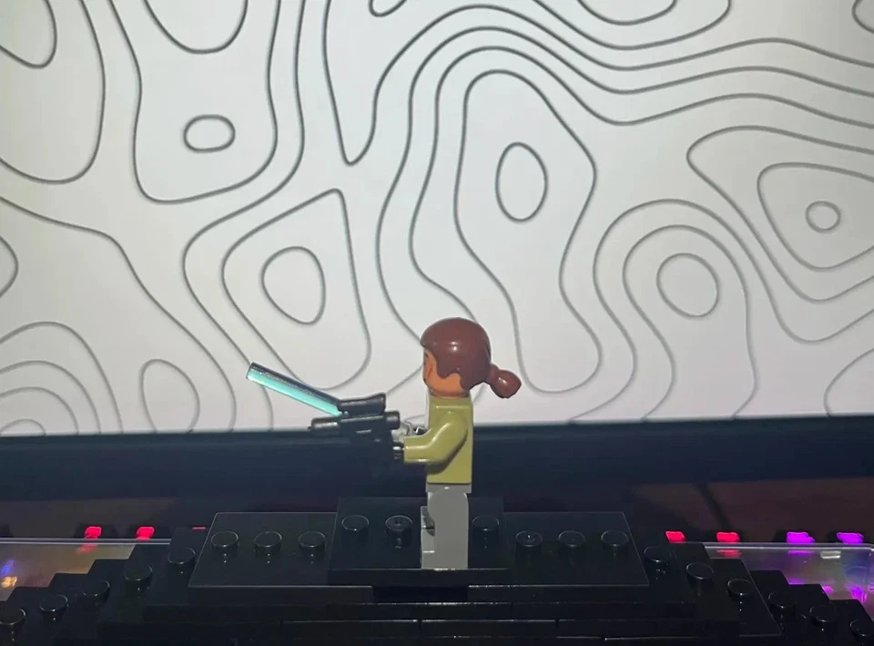 Minifigura Lego personalizada de Kanan Jarrus de Star Wars (75053). Leer descripción! Foto 3 de 4