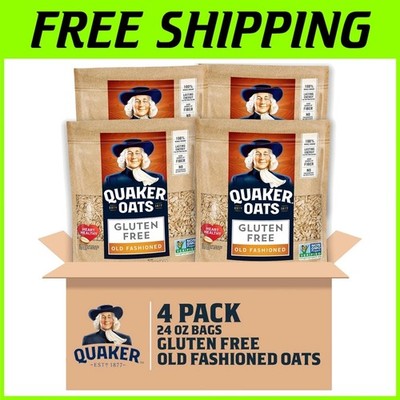 Non GMO Project Verified Oats, Gluten Free, 24oz x 4-=**/-
