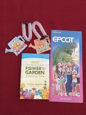 2026 EPCOT International Flower & Garden Guide Booklet, Gift card & Brochure Map