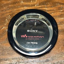 Working Sony WalkMan D-EJ626CK Portable CD Player MISSING BATTERY COVER