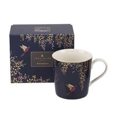 Sara Miller Chelsea Collection Navy Mug in gift box