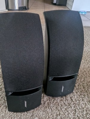 Yuu　Bose161B スピーカー Bose 161 Speaker System Left and Right Speakers Black Bookshelf