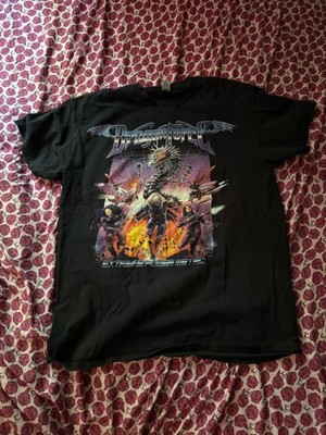 Gildan DragonForce Extreme Power Metal 2022 Tour Double-Sided Black T-Shirt M