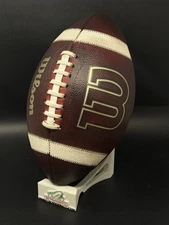 Wilson GST Full-Size Red Football Game Prepped Mudded Conditioned Tacked NEW