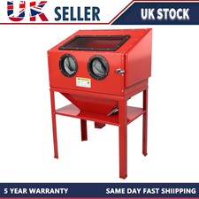 220L Heavy Duty Sand Blasting Cabinet Sand Blaster Abrasive Grit Abrasive Grit
