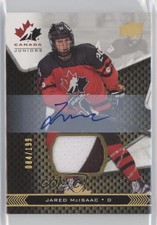 2018 Upper Deck Team Canada Juniors Premium Swatch 84/199 Jared McIsaac Auto 2ti