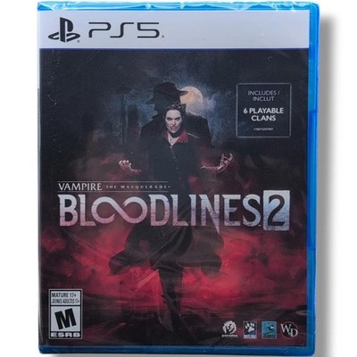 Vampire The Masquerade Bloodlines 2 PS5 Playstation 5 New Sealed 6 Playable Clan