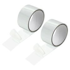 2Pcs Waterproof Patch Seal Tape 2 in x 5 Ft,PVC Leak Repair Tape,Transparent