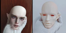 1/3 BJD Doll Head Single Head only Baron Face Makeup or Without Makeup Resin