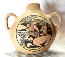 Vintage Hopi Pottery Canteen.  Excellent cond...