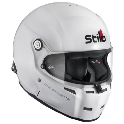 Stilo AA0700AF2T540101 ST5 GT Comp Racing Helmet  SA2020/FIA 8859 - White - XS