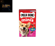 Milk-Bone Flavor Snacks Mini Dog Biscuits, Flavored Crunchy Dog Treats, 15 Oz.