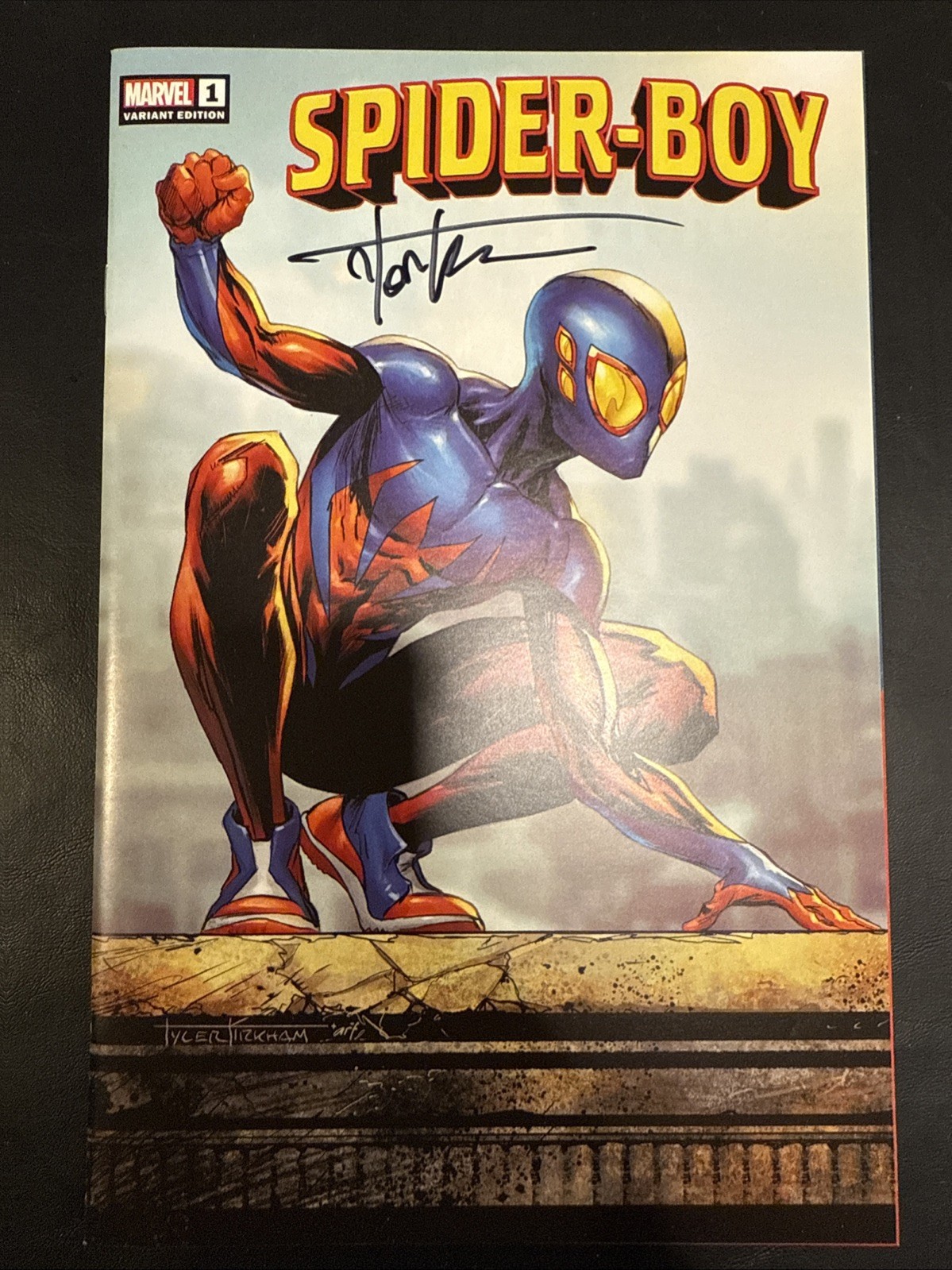 Spider-Boy #1 - Tyler Kirkham Trade Variant Exclusive 2023 SIGNED W/COA • NM/M