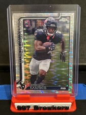 2025 Topps Chrome NFL Woody Marks Pulsar Refractor RC #372 Texans