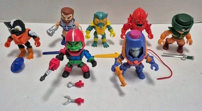 MOTU Loyal Subjects Lot of 7 Trap Jaw Fisto Man E Faces Stinkor 