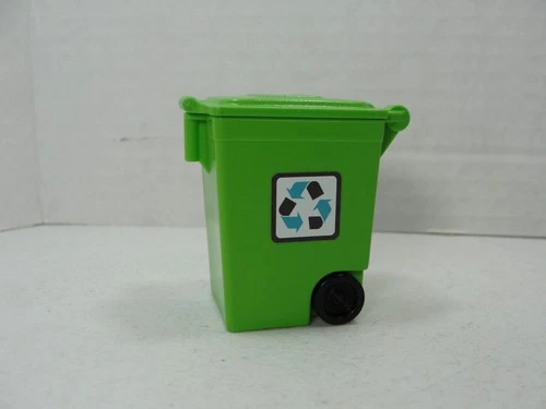 Vintage Playmobil Green Trash Can