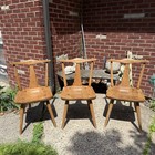 VTG 1940s RARE Cushman Colonial Creation Mid Century Mcm Maple Chairs — photo 1