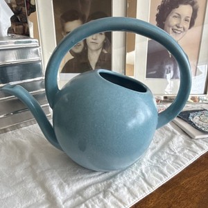 Stangl Vintage Blue Ceramic Pottery Standard Watering Can MPN 3510 Collectible