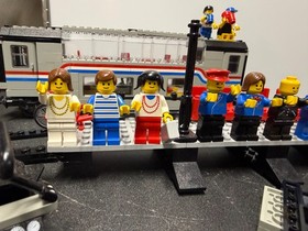 LEGO Train 9v 4558/10001 4547/10002 Incomplete Metroliner & Club Car