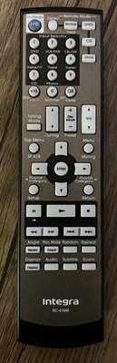 INTEGRA RC-676M HOME AUDIO RECEIVER REMOTE CONTROL DTM-5.9 GENUINE OEM TESTED