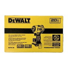 Dewalt Dcf913b 20v Max 38-in Cordless Hog Ring Anvil Impact Wrench Tool Only Dewalt Dcf913b 20v Max 38-in Cordless Hog Ring Anvil Impact Wrench Tool Only
