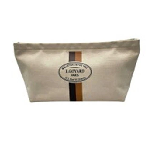 Goyard Le Necessaire Bianco Naturale Tela Donna Marsupio Cosmetics Borsa