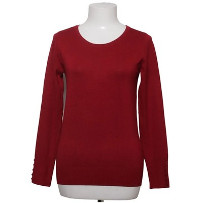 Active Usa, Strickpullover, Größe: M, Rot, Polyester/Viskose, Einfarbig #Ol9
