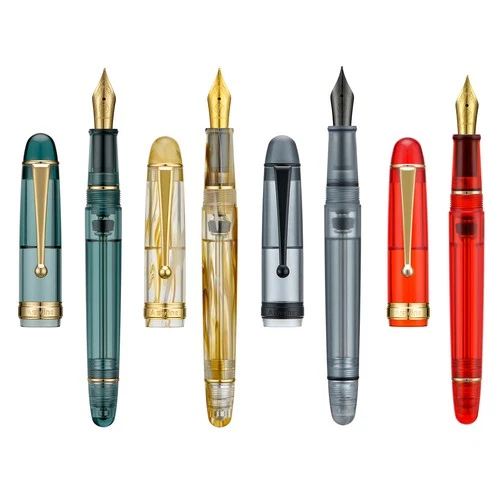 Asvine V126 Vacuum Filling Fountain Pen EF/F/M/1.1 Nib, Matte Acrylic Office Pen - product listing photo